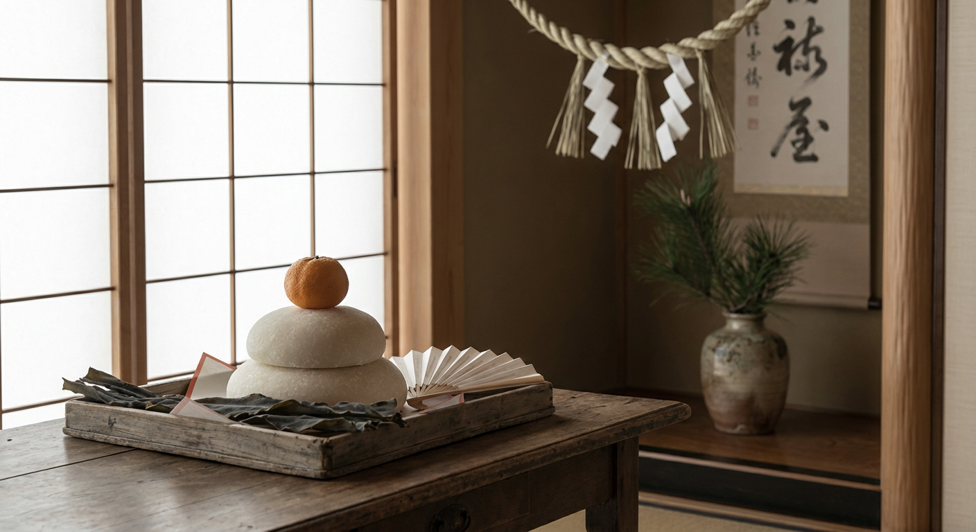 鏡餅の由来・年神様のイメージ