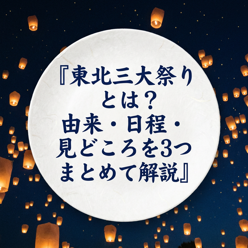 tohoku-three-festivals