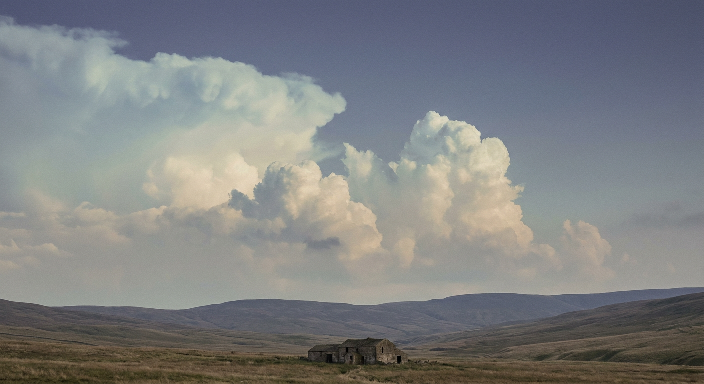 青空に湧き立つ夏の入道雲
